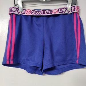 Girl's‎ Athletic Shorts Large 10-12 Purple/Pink